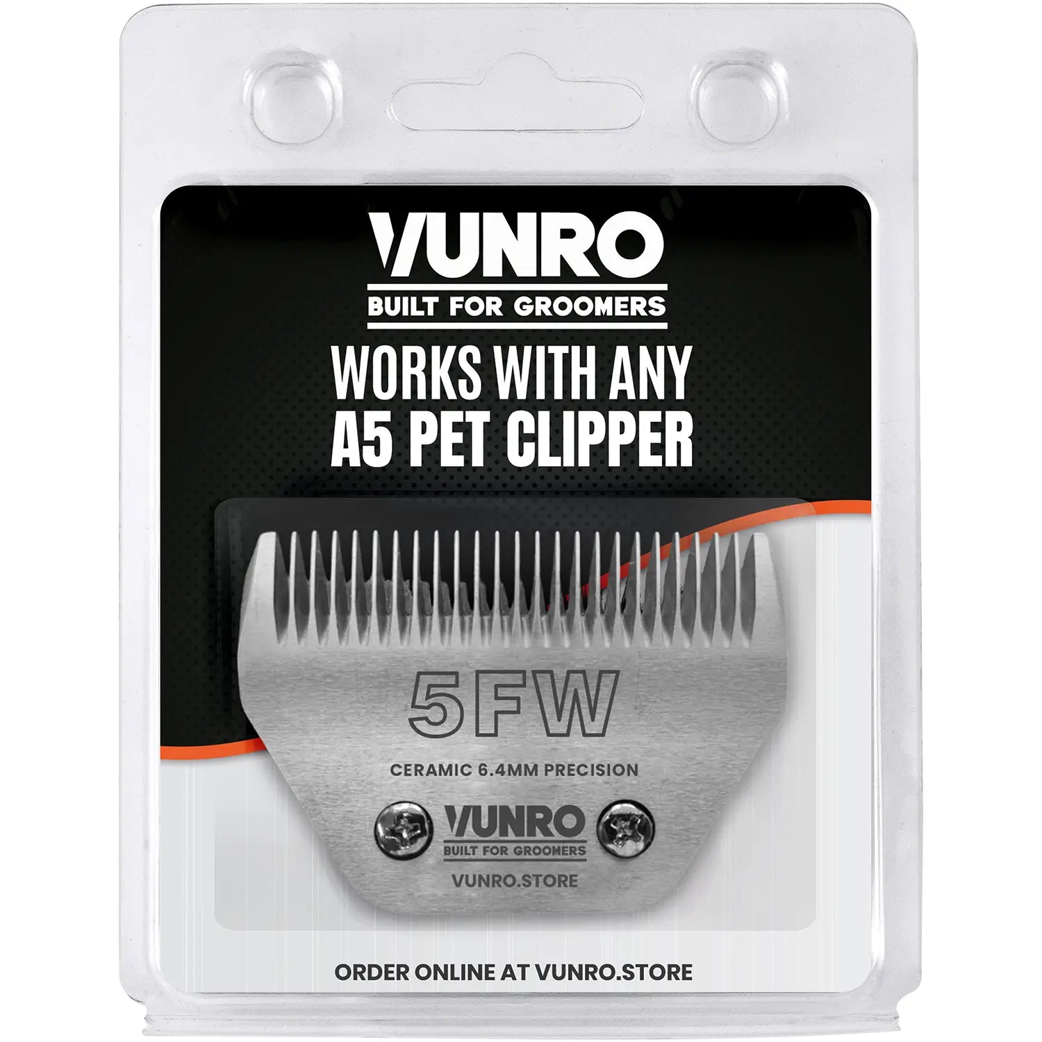 5FW Ceramic Dog Clipper Blade (6.4 mm) by VUNRO